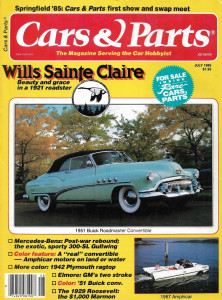 CARS & PARTS 1985 JULY - '21 WILLS STAINTE CLAIRE,51 BUICK ROADMASTER, AMPHICAR